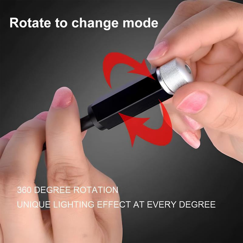 USB Star Projector Night Light, Portable Adjustable Romantic Interior Roof Lights Star Lamp Projector Decorations for Car, Ceiling, Bedroom