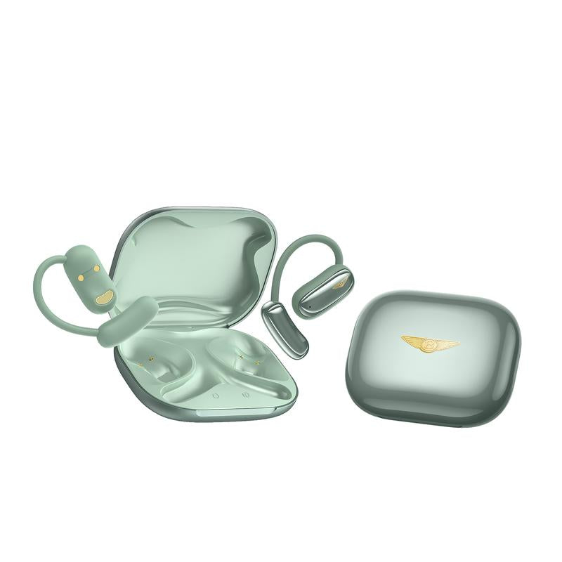 Bentley Bluetooth 6.0 Headphones Open-Ear Waterproof Wireless Hi-Fi Audio with Noise Cancellation & Sporty Design Ideal for Office Sports Study and Audio Calls Gift Box Packaging