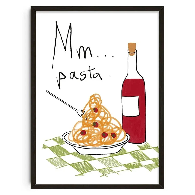 Retro Abstract Nourishing Soul Classic Wall Art,  Canvas Print Poster, Suitable for Home, Living Room, Room Decoration Painting