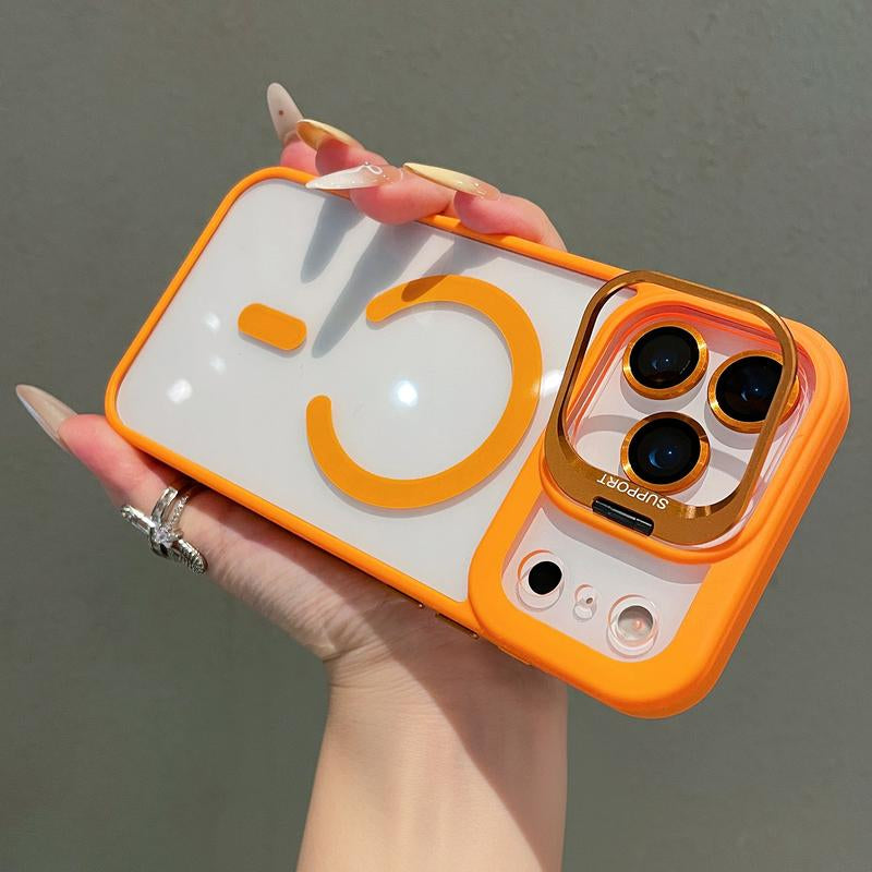 Magnetic Protective Case for Iphone 17 Pro Max 16 15 14 13 12 11 + Camera Lens Protector and Built-In Metal Camera Ring Holder, Compatible with Magsafe Anti-Fall Phone Cases /Holiday Best Gift/Phone Cover Gift/Precise Cutout/Air Pro Max# Rhode Magsafe Lip